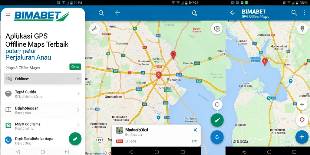Screenshot utama BIMABET yang menunjukkan tampilan peta dan navigasi.