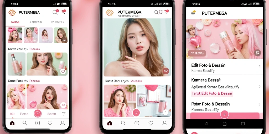 Tampilan antarmuka PUTERMEGA yang memukau dan fungsional.