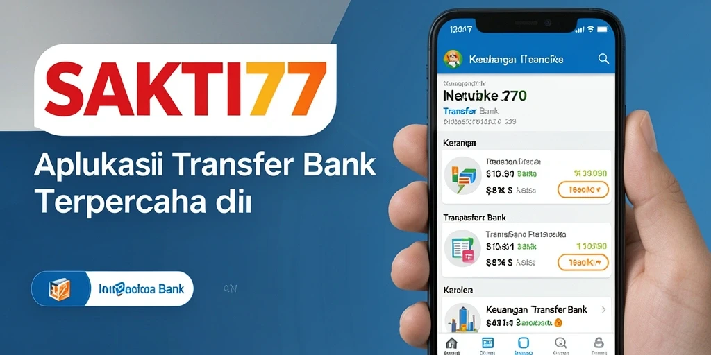 Antarmuka SAKTI77 yang user-friendly untuk transfer bank.