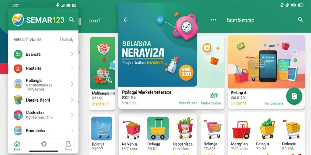 Tampilan antarmuka SEMAR123 yang user-friendly dan menarik.