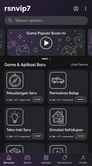 rsnvip7 — Halaman Indeks Aplikasi Populer & Kanal Uji Terpercaya
