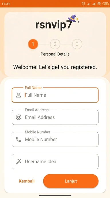 Buat Akun Baru di rsnvip7 dengan Mudah